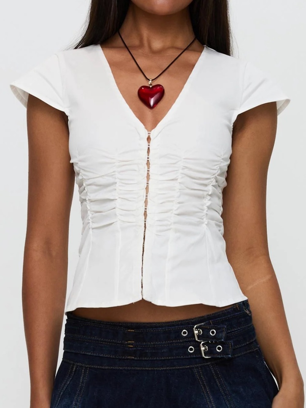 Princess Polly White Indulgence corset top